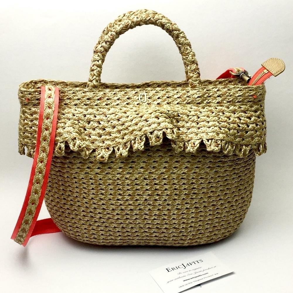 Eric Javits Ruffle Medium Satchel